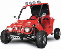 Buggy ado 125cc e-start semi-automatique rouge 4 temps