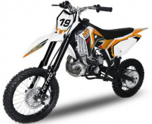 Dirt bike NRG65 GT 65cc orange 14/12 pouces refroidissement à l'eau