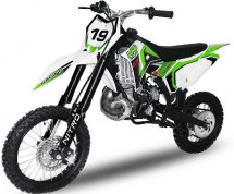 Dirt bike NRG65 GT 65cc vert 14/12 pouces refroidissement à l'eau