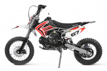 Moto cross 125cc semi automatique 14/12 pouces rouge kicker