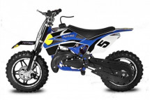 Moto cross Bull 49cc bleu 10/10 pouces