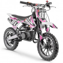 Moto cross enfant 50cc rose Start 10/10 pouces