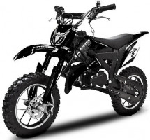 Moto cross Flash 49cc noire 10/10 pouces