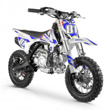 Moto cross MX 60cc noir et bleu 10/10 pouces 4 temps