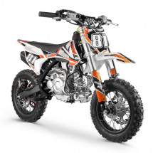 Moto cross MX 60cc noir et orange 10/10 pouces 4 temps