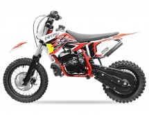 Moto cross Nitro NRG 50cc rouge 12/10 pouces