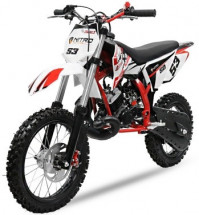 Moto cross Nitro NRG50 50cc rouge 14/12 pouces