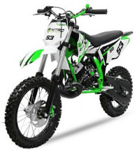 Moto cross Nitro NRG50 50cc verte 14/12 pouces