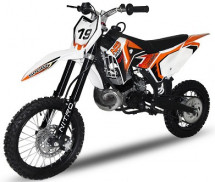 Moto cross Nitro NRG50 GTS XL 50cc orange 14/12 pouces