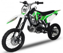 Moto cross Nitro NRG50 GTS XL 50cc verte 14/12 pouces