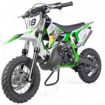 Moto cross Nitro NRG50 RS 49cc verte 12/10 pouces