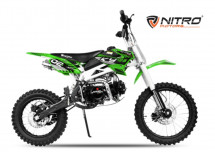 Moto cross Sky Deluxe 125cc vert 17/14 pouces