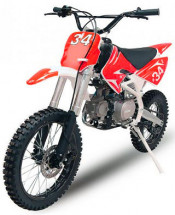 Moto cross Thunder 125cc rouge 17/14 pouces