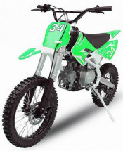 Moto cross Thunder 125cc verte 17/14 pouces