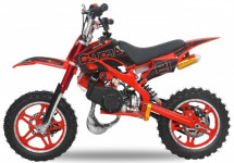 Pocket bike cross Apollo E-Start 49cc rouge 10/10 pouces