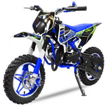 Pocket bike cross Bullbike Sport 49cc bleue 10/10 pouces