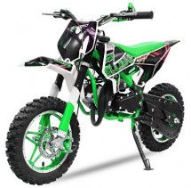 Pocket bike cross Bullbike Sport 49cc verte 10/10 pouces