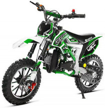 Pocket bike cross Cheetah Deluxe Sport 49cc verte 10/10 pouces