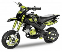 Pocket bike cross Hobbit Sport 49cc jaune 6.5/6.5 pouces