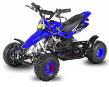 Pocket quad 49cc bleu Sios deluxe 4 pouces