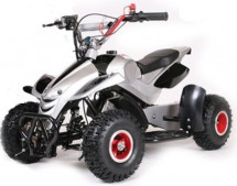 Pocket quad 49cc Dragon I Sport ATV argent et noir 4 pouces