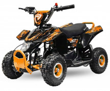 Pocket quad 49cc noir et orange Madox 4 pouces