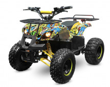 Quad ado 1000W 48V tout terrain 8 pouces graffiti