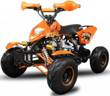 Quad ado 125cc Léopard RG7 e-start automatique orange 7 pouces