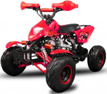 Quad ado 125cc Léopard RG7 e-start automatique rouge 7 pouces