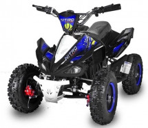 Quad électrique 1000w 36v Lithium Python déluxe bleu 6 pouces