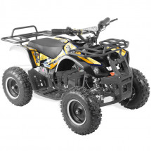 Quad électrique 800w noir et orange Rando 6 pouces