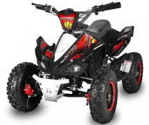 Quad électrique enfant 1000w 48v rouge Python déluxe 6 pouces