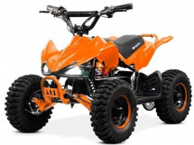 Quad électrique enfant 1000w orange Sport déluxe 6 pouces