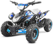 Quad électrique enfant 800w bleu Jumpy deluxe 6 pouces