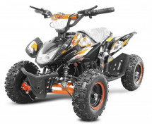 Quad électrique enfant 800w orange Jumpy deluxe 6 pouces