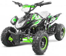 Quad électrique enfant 800w vert Jumpy deluxe 6 pouces