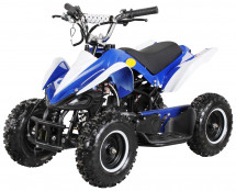 Quad enfant 49cc e-start blanc et bleu Python 6 pouces