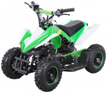 Quad enfant 49cc e-start blanc et vert Python 6 pouces