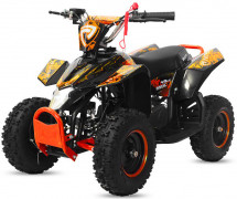 Quad enfant 49cc e-start noir et orange Madox 6 pouces