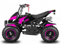 Quad enfant 49cc e-start noir et rose Cobra 6 pouces