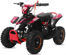 Quad enfant 49cc e-start noir et rouge Madox 6 pouces