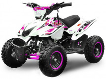 Quad enfant 49cc Jumpy Deluxe 6 ATV e-start rose 6 pouces