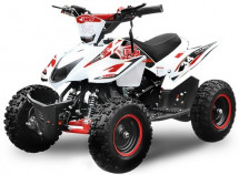 Quad enfant 49cc Jumpy Deluxe 6 ATV e-start rouge 6 pouces