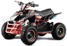 Quad enfant 49cc Jumpy Premium 6 ATV e-start orange 6 pouces