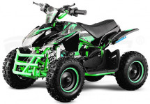 Quad enfant 49cc Jumpy Premium 6 ATV e-start vert 6 pouces