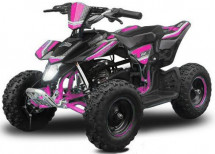 Quad enfant 49cc Nitro Madox Premium 6 ATV rose 6 pouces