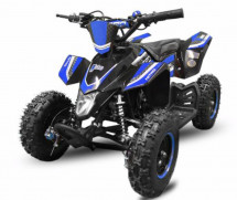 Quad enfant 49cc noir et bleu Madox 6 pouces