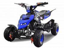 Quad enfant 49cc noir et bleu Reptile 4 pouces