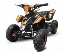 Quad enfant 49cc noir et orange Madox 6 pouces