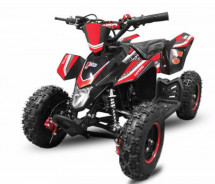 Quad enfant 49cc noir et rouge Madox 6 pouces